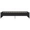 vidaXL Bed Frame without Mattress Black 90x190 cm Single