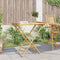 vidaXL Folding Tray Table 70.5x42.5x80 cm Bamboo