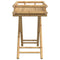 vidaXL Folding Tray Table 60x40x68 cm Bamboo