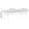 vidaXL Coffee Table 110x55x35 cm Bamboo