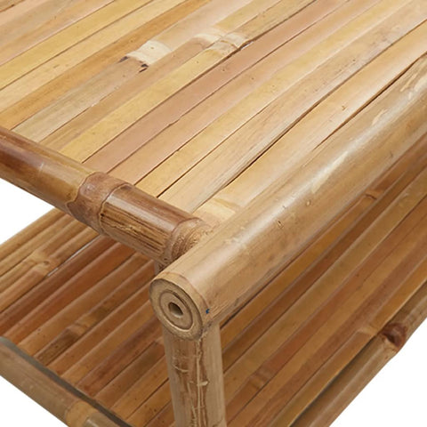 vidaXL Coffee Table 110x55x45 cm Bamboo