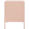 vidaXL Bedside Cabinet Pink 36x39x50.5 cm Steel