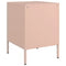 vidaXL Bedside Cabinet Pink 36x39x50.5 cm Steel