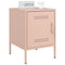 vidaXL Bedside Cabinets 2 pcs Pink 36x39x50.5 cm Steel