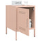 vidaXL Bedside Cabinets 2 pcs Pink 36x39x50.5 cm Steel
