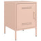 vidaXL Bedside Cabinets 2 pcs Pink 36x39x50.5 cm Steel