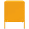 vidaXL Bedside Cabinet Mustard Yellow 36x39x50.5 cm Steel