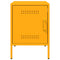 vidaXL Bedside Cabinets 2 pcs Mustard Yellow 36x39x50.5 cm Steel