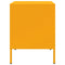 vidaXL Bedside Cabinets 2 pcs Mustard Yellow 36x39x50.5 cm Steel