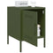 vidaXL Bedside Cabinet Olive Green 36x39x50.5 cm Steel