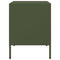 vidaXL Bedside Cabinet Olive Green 36x39x50.5 cm Steel