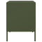 vidaXL Bedside Cabinets 2 pcs Olive Green 36x39x50.5 cm Steel