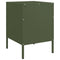 vidaXL Bedside Cabinets 2 pcs Olive Green 36x39x50.5 cm Steel