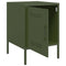 vidaXL Bedside Cabinets 2 pcs Olive Green 36x39x50.5 cm Steel