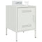 vidaXL Bedside Cabinets 2 pcs White 36x39x50.5 cm Steel