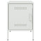 vidaXL Bedside Cabinets 2 pcs White 36x39x50.5 cm Steel