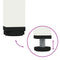 vidaXL Bedside Cabinets 2 pcs White 36x39x50.5 cm Steel