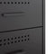 vidaXL Bedside Cabinets 2 pcs Black 36x39x50.5 cm Steel