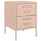 vidaXL Bedside Cabinet Pink 36x39x50.5 cm Steel