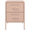 vidaXL Bedside Cabinet Pink 36x39x50.5 cm Steel