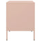vidaXL Bedside Cabinet Pink 36x39x50.5 cm Steel