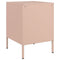 vidaXL Bedside Cabinet Pink 36x39x50.5 cm Steel