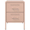 vidaXL Bedside Cabinets 2 pcs Pink 36x39x50.5 cm Steel