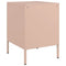 vidaXL Bedside Cabinets 2 pcs Pink 36x39x50.5 cm Steel