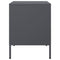vidaXL Bedside Cabinets 2 pcs Anthracite 36x39x50.5 cm Steel