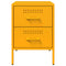 vidaXL Bedside Cabinets 2 pcs Mustard Yellow 36x39x50.5 cm Steel
