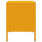 vidaXL Bedside Cabinets 2 pcs Mustard Yellow 36x39x50.5 cm Steel