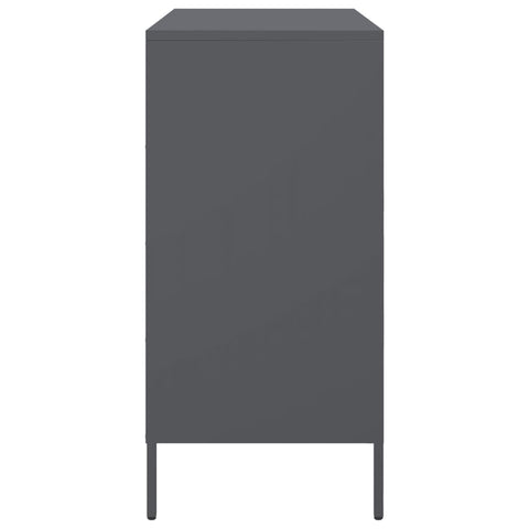 vidaXL Sideboard Anthracite 68x39x79 cm Steel