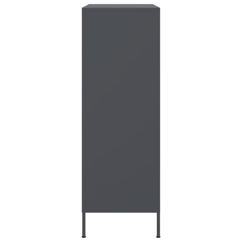 vidaXL Highboard Anthracite 68x39x113 cm Steel