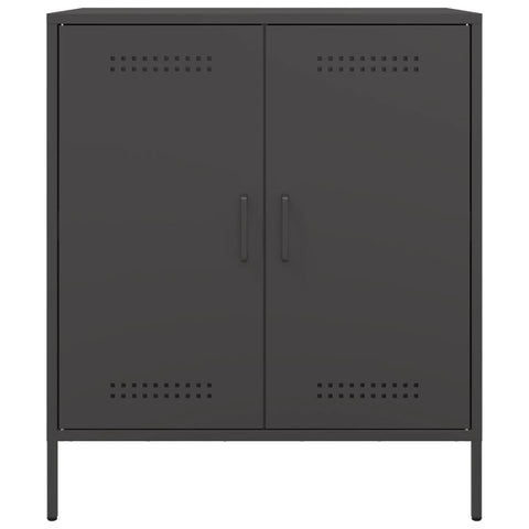 vidaXL Sideboard Black 68x39x79 cm Steel