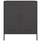 vidaXL Sideboard Black 68x39x79 cm Steel