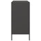 vidaXL Sideboard Black 68x39x79 cm Steel