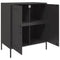 vidaXL Sideboard Black 68x39x79 cm Steel