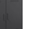 vidaXL Sideboard Black 68x39x79 cm Steel