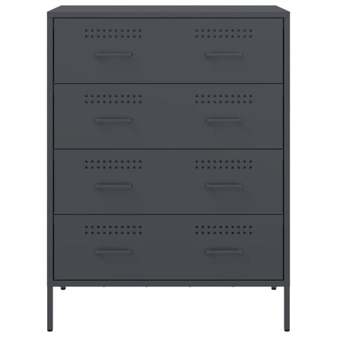 vidaXL Sideboard Anthracite 68x39x89 cm Steel
