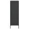 vidaXL Highboard Black 36x39x113 cm Steel