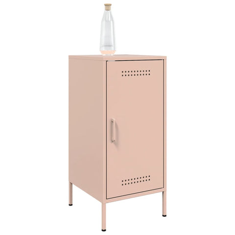 vidaXL Sideboard Pink 36x39x79 cm Steel