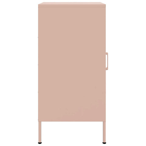 vidaXL Sideboard Pink 36x39x79 cm Steel