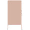 vidaXL Sideboard Pink 36x39x79 cm Steel