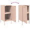 vidaXL Sideboard Pink 36x39x79 cm Steel