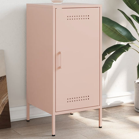 vidaXL Sideboard Pink 36x39x79 cm Steel