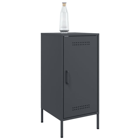 vidaXL Sideboards 2 pcs Anthracite 36x39x79 cm Steel