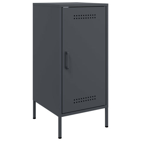 vidaXL Sideboards 2 pcs Anthracite 36x39x79 cm Steel