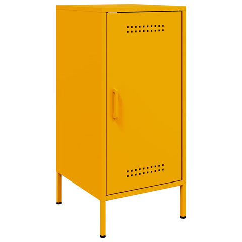 vidaXL Sideboard Mustard Yellow 36x39x79 cm Steel