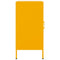 vidaXL Sideboards 2 pcs Mustard Yellow 36x39x79 cm Steel
