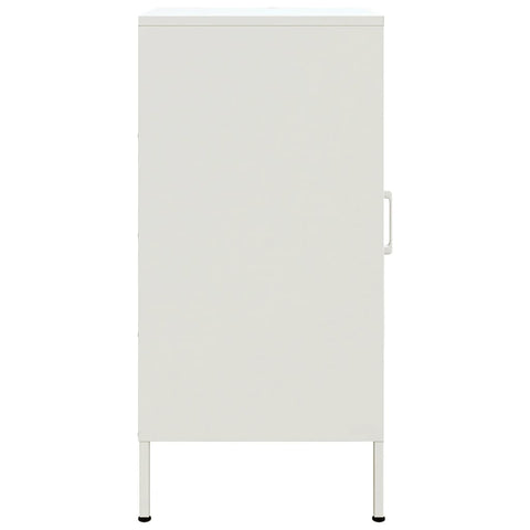 vidaXL Sideboard White 36x39x79 cm Steel